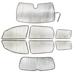 Full Set of Sunshades (w/ 3rd Row) for 2017-2024 Chrysler Pacifica Minivan