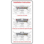 Front Windshield Sunshade for 2019-2024 Volvo V60 Wagon, Recharge (Plug-in Hybrid), Hybrid Cross Country