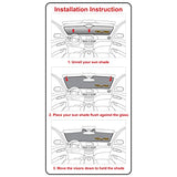 Front Windshield Sunshade for 2024 Lexus TX SUV