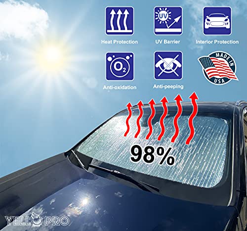 Kust Windshield Sun Shade for Kia Carnival Accessories 2022-2024 Windowshade Sun Visor Protector Foldable Blocks UV Rays Keep at MechanicSurplus.com