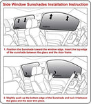 Side Window Rear Seat 2nd Row Sunshade (Set of 2) for 2022-2024 Audi Q4 e-tron etron SUV