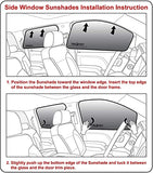 Side Window Rear Seat 2nd Row Sunshade (Set of 2) for 2022-2024 Volvo C40 Recharge SUV