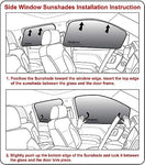 Side Window Rear Seat 2nd Row Sunshade (Set of 2) for 2023-2024 GMC Canyon Pickup