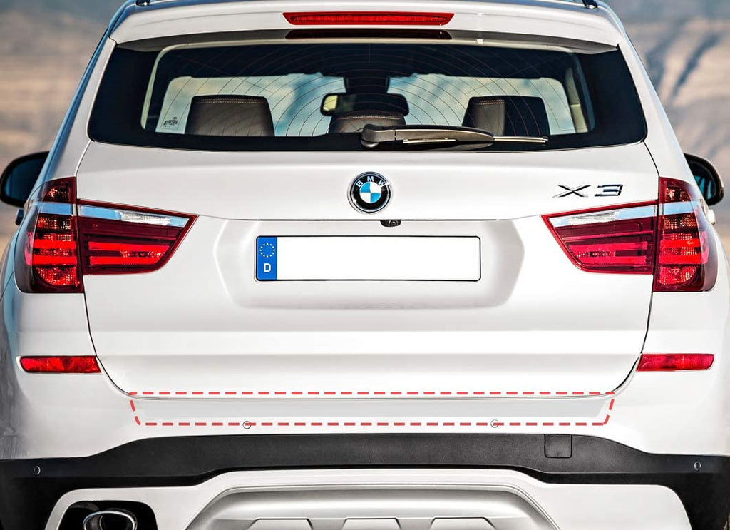 Trunk Bumper Edge Paint Protection PPF Kit for 2015-2017 BMW X3